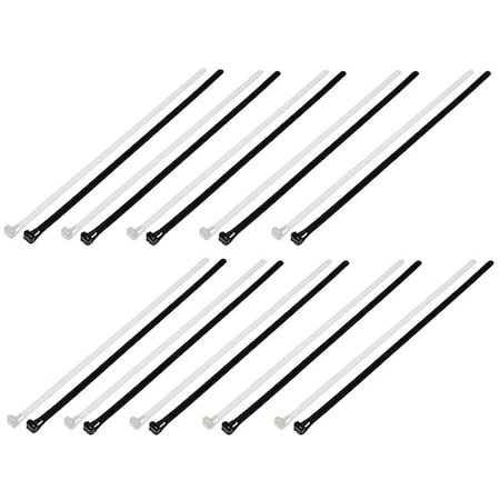 Dorman Cable Tie, 12 in L, Black, White, Nylon, 50 lb Strength, 20 PK D18-83762